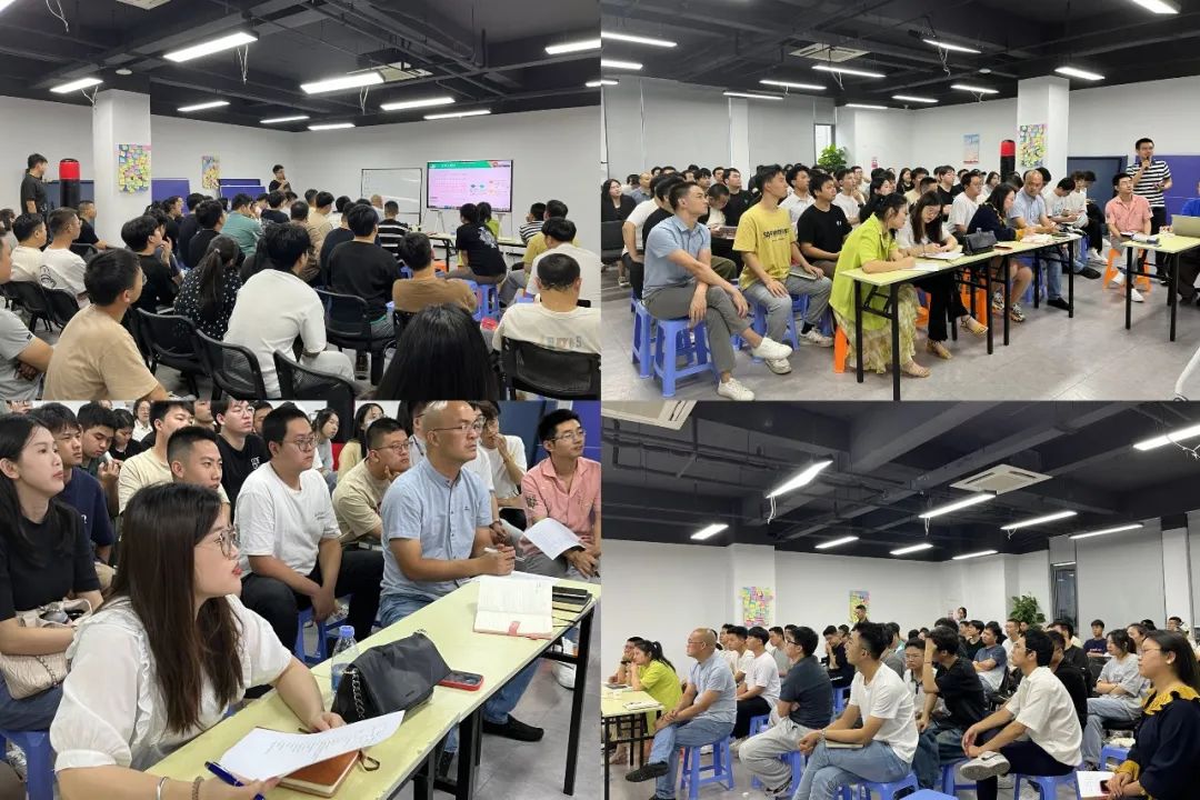 伙伴們很認真地聆聽，并進行記錄